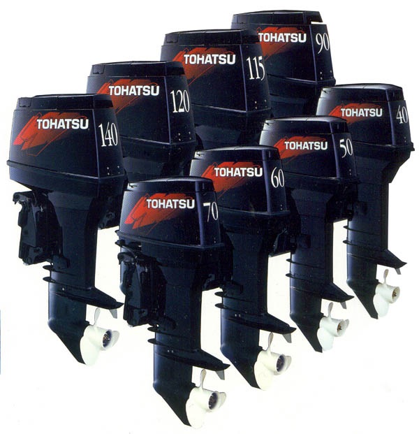 Човновий моторы Tohatsu